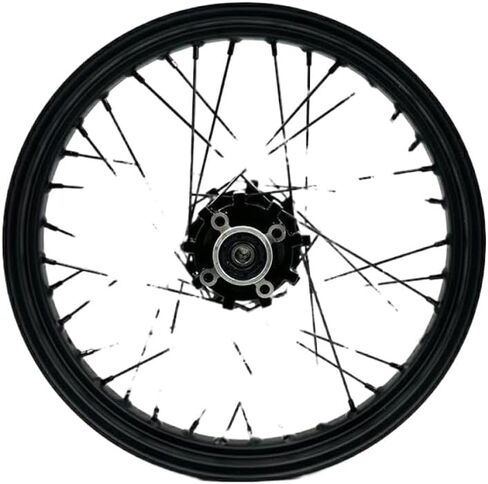 Rear Motorcycle Wheel With Stainless Steel Spokes Compatible With Mutt Motorcycle MPT-0133 in Kuwait