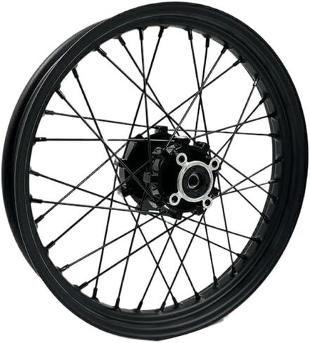 Rear Motorcycle Wheel With Stainless Steel Spokes Compatible With Mutt Motorcycle MPT-0133 in Kuwait