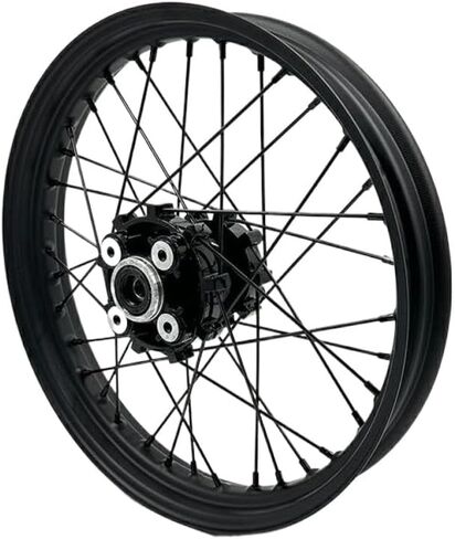 Rear Motorcycle Wheel With Stainless Steel Spokes Compatible With Mutt Motorcycle MPT-0133 in Kuwait