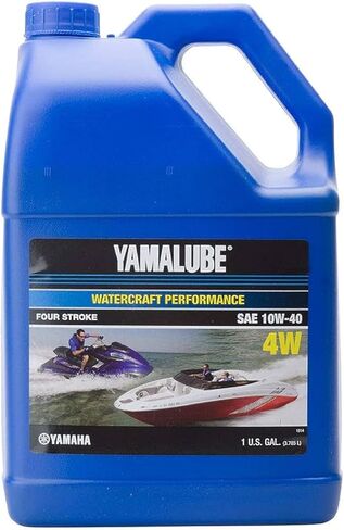Yamaha Yamalube 10W-40 Mineral 4W WaterCraft Hi-Performance Engine Oil- 1 Gallon, #LUB-10W40-WV-04 in Saudi Arabia