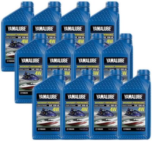 Yamaha Yamalube 10W-40 Mineral 4W WaterCraft Hi-Performance Engine Oil- 1 Gallon, #LUB-10W40-WV-04 in Saudi Arabia