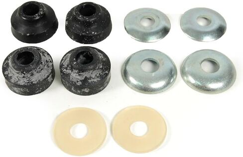 Suspension Strut Rod Bushing Kit Front 1 x for Dodge B3500 1995 1996 1997 1998 Replacement 3898817, 3898974, 52038364 in Kuwait