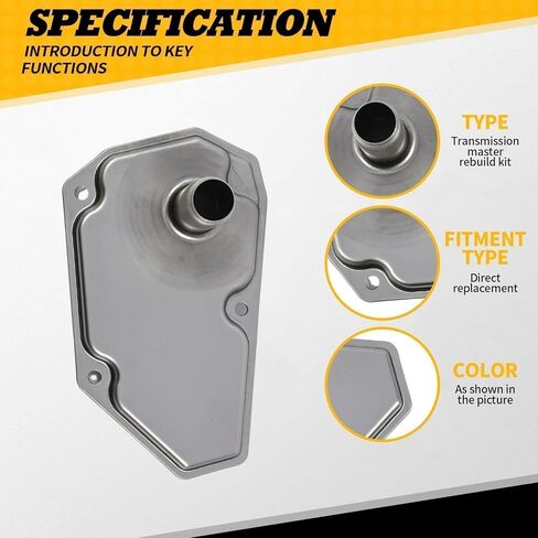 JF015E Transmission Master Rebuild Kit Compatible with March 1.2L 2010-2015, Spark 1.0L 2013-2015, NV200 1.5L 2013-2015 Replace RE0F11A in Kuwait