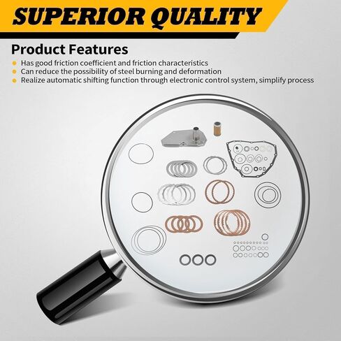 JF015E Transmission Master Rebuild Kit Compatible with March 1.2L 2010-2015, Spark 1.0L 2013-2015, NV200 1.5L 2013-2015 Replace RE0F11A in Kuwait