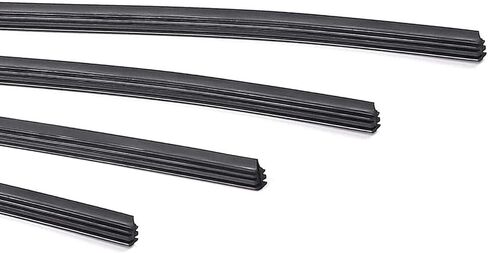 28 Inch 4 PCS Windshield Wiper Blade Refill, DIY Adjustable Rubber Boneless Wiper Blade Strips Replacement, Universal for Most Cars, Trucks, SUVs in Saudi Arabia