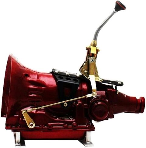 مجموعة ناقل الحركة الأوتوماتيكي American Shifter 58259 أحادية الحركة مع ذراع 8 بوصة ومقبض أسود لنقل الحركة GM Powerglide in Kuwait