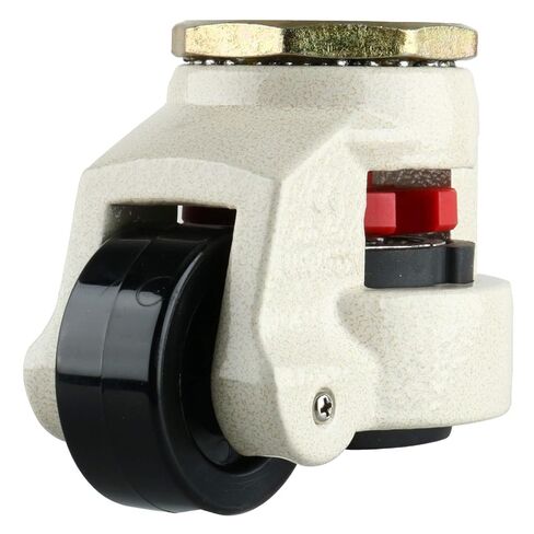 4 Pack Leveling Casters GD-60S Stem Mounted Leveling Caster 551lbs/Per Leveling Caster Wheels Nylon Wheel and NBR Pad (Stem Mounted 551lbs/Per) in Saudi Arabia
