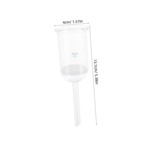 Mobestech Sand Core Funnel Glass Funnel Labs Funnel Glass 60ml قمع زجاجي أدوات مختبرية زجاجية Buchner قمع تجربة قمع الأواني الزجاجية قمع مقاوم للأحماض G5 زجاج عالي البورسليكات in Saudi Arabia