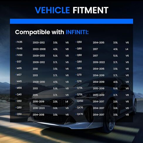 513335 محمل العجلات الأمامية ومجموعة المحور متوافقة مع Infiniti FX35 FX45 FX50 Q40 Q50 Q60 Q70 Q70L QX50 QX70، يناسب موديلات AWD، قطعتان in Kuwait