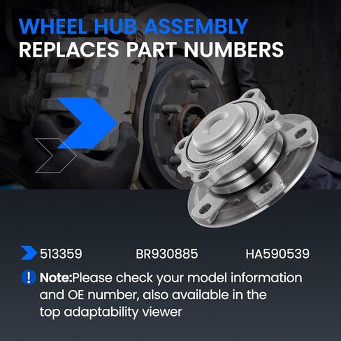 513359 محمل العجلة الأمامية ومجموعة المحور متوافقة مع BMW 228i 328d 328i 428i 2014-2016 2.0L L4، لـ 435i M235i 2014-2016 3.0L L6، قطعتان in Kuwait