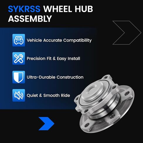 513359 محمل العجلة الأمامية ومجموعة المحور متوافقة مع BMW 228i 328d 328i 428i 2014-2016 2.0L L4، لـ 435i M235i 2014-2016 3.0L L6، قطعتان in Kuwait