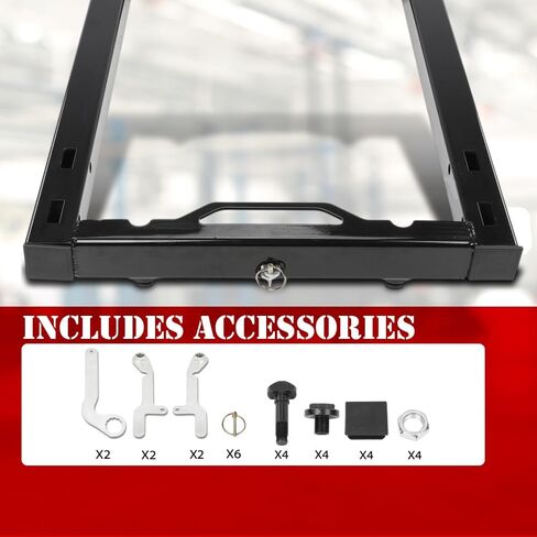 محول وصلة العجلة الخامسة من ANDPLAY مع مقابض متوافق مع Ford F250 & F350 Super Duty 2011-2020 مع حزمة Hitch Prep باللون الأسود in Kuwait