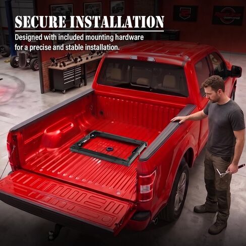 محول وصلة العجلة الخامسة من ANDPLAY مع مقابض متوافق مع Ford F250 & F350 Super Duty 2011-2020 مع حزمة Hitch Prep باللون الأسود in Kuwait