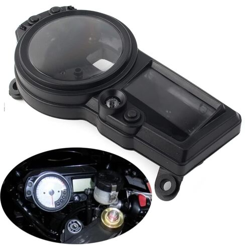 غطاء مقياس سرعة الدوران ومقياس السرعة لسوزوكي GSXR600/750 2004-2005؛ GSXR1000 2003-2004 أسود in Kuwait
