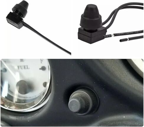 Motorcycles Speedometer Tripometer Reset Knob Button Rubber Boot Compatible with Harley Models 1995-2015 Black Manual Reset Button in Kuwait
