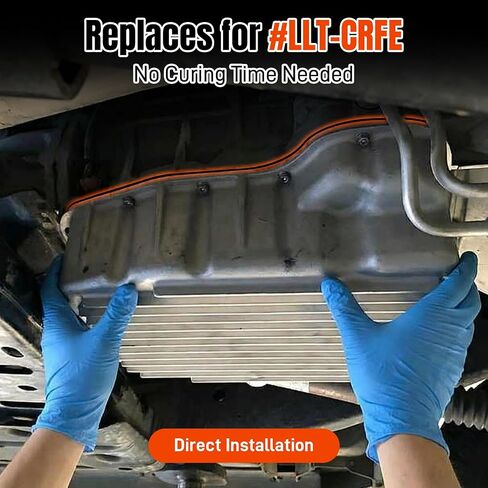 حشية وعاء زيت ناقل الحركة لـ RFE Dodge 45RFE 545RFE 65RFE 66RFE 68RFE - لا يتطلب RTV استبدال التركيب الجاف لسيارة Dodge Ram Jeep Chrysler، يستبدل # LLT-CRFE in Kuwait