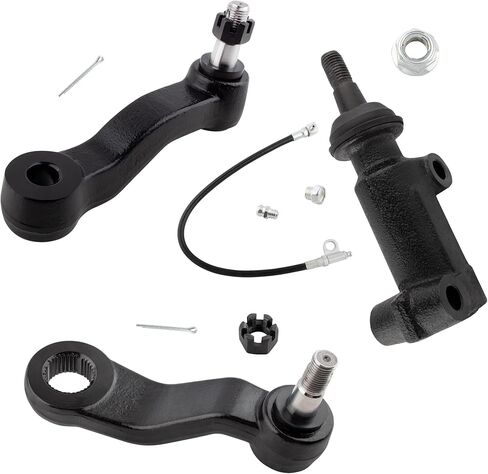 BOXI 3pcs Front Idler Arm Pitman Arm Idler Arm Bracket Kit Fits for Cadillac Escalade 2002-2006 for Chevrolet Express 3500 2003-2011 Silverado 1500 for GMC Sierra 1500 1999-2007 / K6534 K6536 K6723 in Kuwait