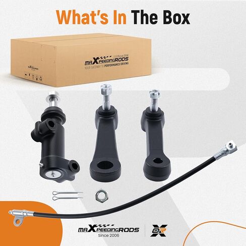 maxpeedingrods 3 قطع طقم التوجيه الأمامي Pitman Arm Idler Arm & Bracket Pivot for Cadillac Escalade 2002-2006 Chevy Silverado GMC Sierra 1500 1999-2006، Suburban 1500 2500 2000-2006 Tahoe Avalanche in Kuwait