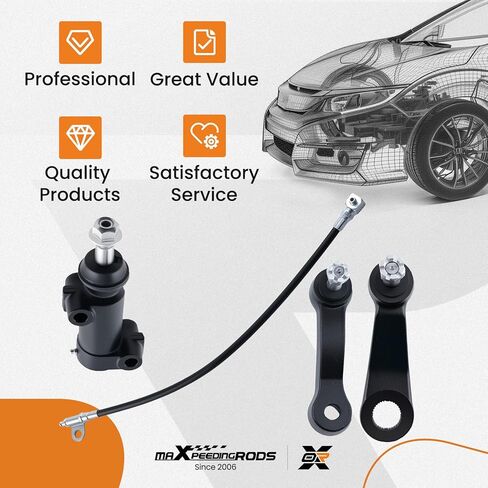 maxpeedingrods 3 قطع طقم التوجيه الأمامي Pitman Arm Idler Arm & Bracket Pivot for Cadillac Escalade 2002-2006 Chevy Silverado GMC Sierra 1500 1999-2006، Suburban 1500 2500 2000-2006 Tahoe Avalanche in Kuwait