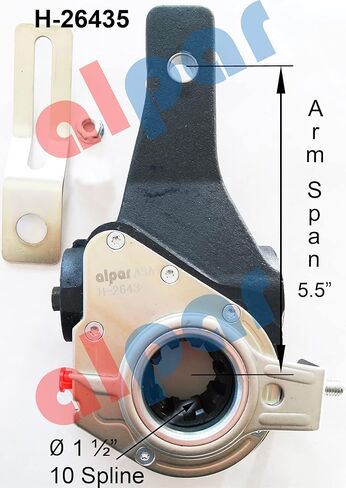 alpar Automatic Slack Adjuster, 1,5" 10 Spline, x 5.5", Replaces 40910635, 135.1034 in Kuwait