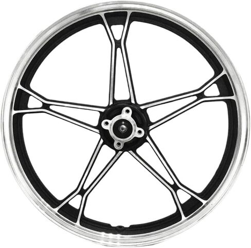 Aluminum Motorcycle Wheel Rim 1.60-18 Front 2.15-16 Rear Compatible With Haojue Dayang Qingqi Qjmotor GN125 QJ125 HJ125-8(Front 1.60-18) in Kuwait
