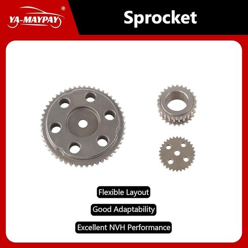 YAMAYPAY EngineTiming Chain Kit for 2003-2007 Mazda 6 2.3L 2004-2007 Mazda 3 2.3L 2005-2006 Mazda Tribute 2.3L Camshaft Crankshaft Sprocket Tensioner Guide Replaces oe# L30512201 3L8Z6A895AA in Kuwait