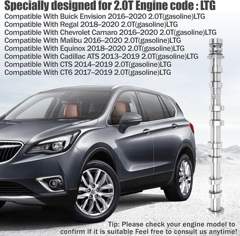عمود الحدبات العادم - بديل مباشر لـ 12626901 636468، مناسب لموديلات Buick Chevy 2.0L 2013-2022 in Kuwait
