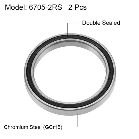 2/5pcs Bearing 608 6700 6701 6702 6703 6704 6705 6706 6707 6708 6709 6710-2RS ZZ(-2RS,2Pcs,6704 20x27x4mm) in Kuwait