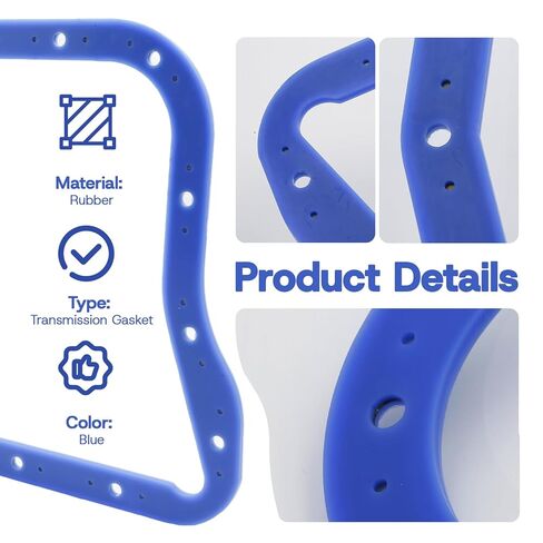 ASTROSYNC Transmission Oil Pan Gasket Thick Rubber Fit for Chrysler Torqueflite 727, Oil pan Gasket Replace 93110 in Kuwait