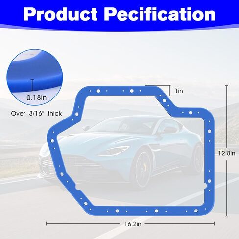 400 Transmission Oil Pan Gasket for GM Turbo 400 TH400 3L80 Compatible with Moroso 93103 42020 Oil Pan,New Upgraded Automotive th400 Transmission Pan Seal Gaskets in Kuwait