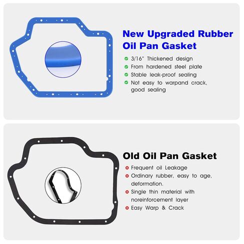 400 Transmission Oil Pan Gasket for GM Turbo 400 TH400 3L80 Compatible with Moroso 93103 42020 Oil Pan,New Upgraded Automotive th400 Transmission Pan Seal Gaskets in Kuwait