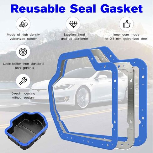 400 Transmission Oil Pan Gasket for GM Turbo 400 TH400 3L80 Compatible with Moroso 93103 42020 Oil Pan,New Upgraded Automotive th400 Transmission Pan Seal Gaskets in Kuwait