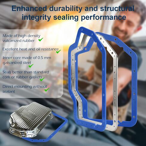 حشية وعاء ناقل الحركة 93103 لـ GM Turbo 400 TH400 3L80، متوافقة مع Moroso 93103، ترقية الحشوات الفولاذية بالداخل، وختم أفضل in Kuwait