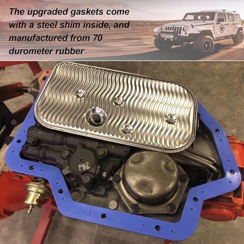 حشية وعاء ناقل الحركة 93103 لـ GM Turbo 400 TH400 3L80، متوافقة مع Moroso 93103، ترقية الحشوات الفولاذية بالداخل، وختم أفضل in Kuwait