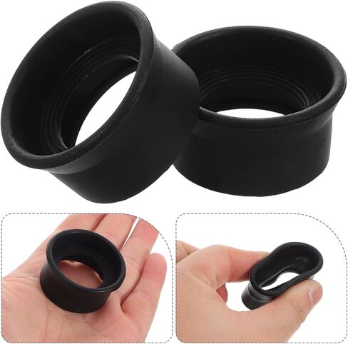 2Pcs Rubber Eyepiece Protectors for Binoculars Microscopes Eye Guards for Scientific Equipment Comfortable Eye Protection Cups to Reduce Glare and Enhance Viewing in Kuwait