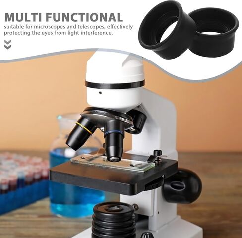 2Pcs Rubber Eyepiece Protectors for Binoculars Microscopes Eye Guards for Scientific Equipment Comfortable Eye Protection Cups to Reduce Glare and Enhance Viewing in Kuwait