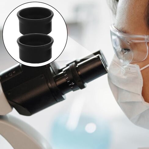 2Pcs Rubber Eyepiece Protectors for Binoculars Microscopes Eye Guards for Scientific Equipment Comfortable Eye Protection Cups to Reduce Glare and Enhance Viewing in Kuwait