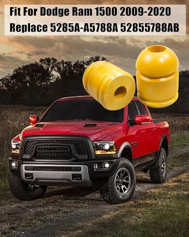 Rear Bump Stopper Fit for Dodge Ram 1500 2009-2020 Suspension Control Arm Stop Jounce Bumper Replace 5285A-A5788A 52855788AB Anti-Collision Block Stopper, 2pcs in Kuwait
