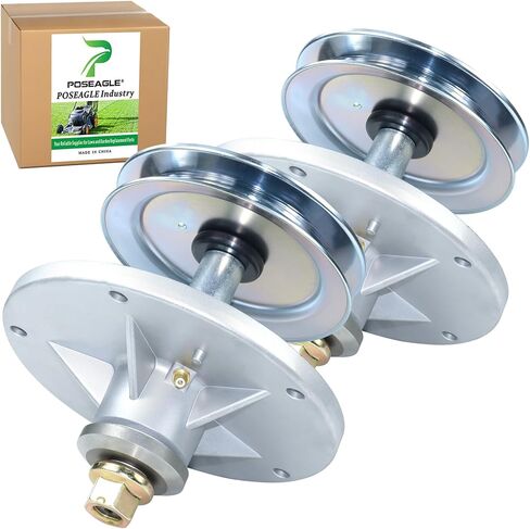 2 Pack 1001046 Spindle Assembly with 92851MA Spindle Pulley Replaces Murray 492574ma Spindle Assembly 092574MA 094129MA 090905MA for Murray 40 inch Deck Spindles in Kuwait