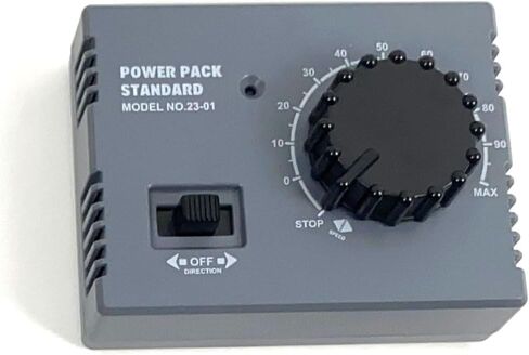 طقم التحكم في مسار القطار N Scale مع وحدة التحكم القياسية Power Pack، رمادي، مسار 11 بوصة، 5 قطع in Kuwait