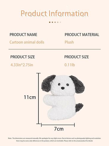 Car Dashboard Decorations Dog,Dash Ornaments for Cars Interior Rearview Mirror Accessories Animal Plush,Funny Computer Monitor Decor,Dog in Kuwait