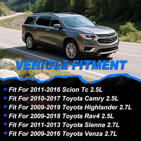 2.5 2ARFE مجموعة حشية الرأس بالكامل مع مسامير رأس الاسطوانة مناسبة لتويوتا كامري Rav4 سليل tC 2.5L 2009-2016 2ARFE HS26562PT CS26562 ES72249-2 in Kuwait