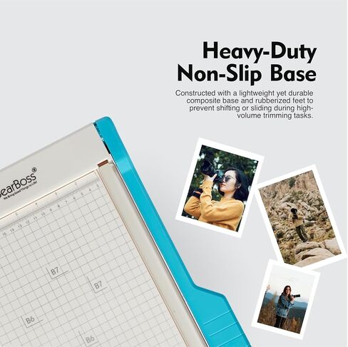 12 inch Paper Cutter, Guillotine Paper Cutter Heavy Duty, with Storage Worklion Precision Paper Trimmer with Safety Lock, Thickened Metal Based Cutting Board for Crafting Cardstock Photos in Kuwait
