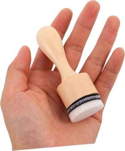 Mini Ink Blending Tool Set with Wood Handle, Round Replacement Foam Pads, Handheld Sponge Brush for Scrapbooking and Card Making Art Supplies in Kuwait