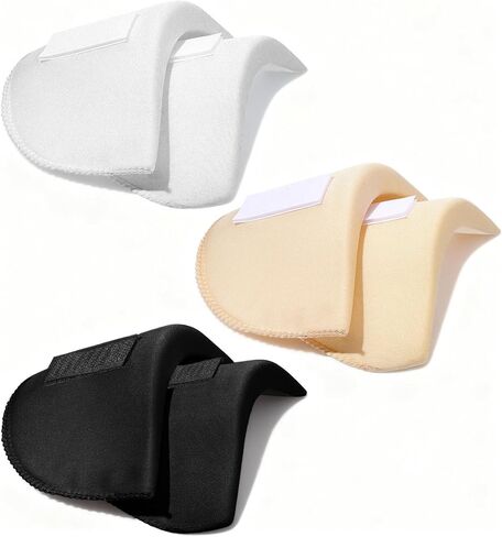 Nogeqi 3 Pairs Anti-Slip Shoulder Pads, Shoulder Pads for Womens Clothing No-Sewing Required Sponge Pad Breathable Detachable Reusable for Men Blazers Clothes High Low for Suit T-Shirt Accessories in Kuwait
