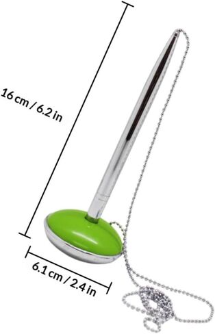 TEHAUX Signature Pen with Chain and Stand for Guest Book Signing Vertical Table Writing Pen Business Accessory in Kuwait