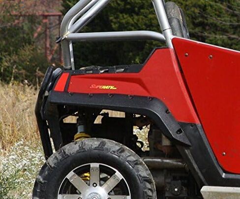 SuperATV Fender Flares Mud Guards for 2008-2010 Polaris RZR 800 / S 800/4 800 (See Fitment) | Extreme Durability | Protect Against Rocks, Dirt, Sand, & Other Flying Debris in Kuwait