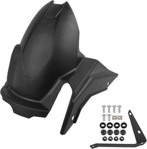 موسع واقي الطين للعجلة الخلفية من CHIFUN لـ GSX-8S 2023-2025، GSX-8R 2024-2026، GSX-8TT 800 2025-2026، ملحقات تمديد واقيات غبار الدراجات النارية لسوزوكي (أسود) in Kuwait