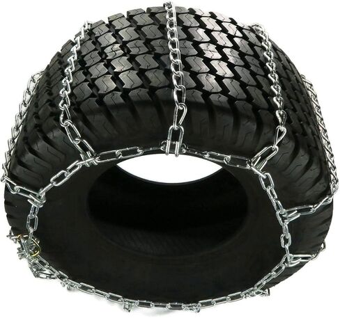 Pair of 4 Link Tire Chains for Toro 29x12x15 & for Cub Cadet Snow for Blower, Lawn Mower in Kuwait