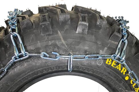 سلاسل إطارات V-Bar ATV لإطارات 25x10-12، 25x11-12، 26x10-12، سلاسل جر الثلج والجليد شديدة التحمل لمركبات ATV وUTVs in Kuwait